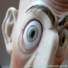 Load image into Gallery viewer, Schafer and Vater Novelty Cigar Ashtray and Match Holder. Grumpy Man Head

