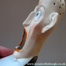 Load image into Gallery viewer, Schafer and Vater Novelty Cigar Ashtray and Match Holder. Grumpy Man Head
