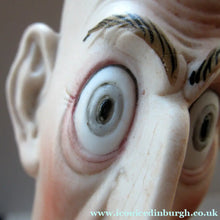 Load image into Gallery viewer, Schafer and Vater Novelty Cigar Ashtray and Match Holder. Grumpy Man Head
