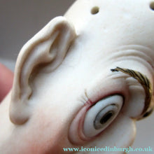 Load image into Gallery viewer, Schafer and Vater Novelty Cigar Ashtray and Match Holder. Grumpy Man Head
