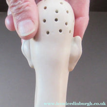 Load image into Gallery viewer, Porcelain SMOKING Head Ashtray and Match Holder by Schafer &amp; Vater. GRUMPY MAN

