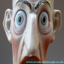 Load image into Gallery viewer, Schafer and Vater Novelty Cigar Ashtray and Match Holder. Grumpy Man Head
