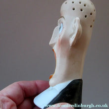 Load image into Gallery viewer, Schafer and Vater Novelty Cigar Ashtray and Match Holder. Grumpy Man Head

