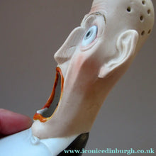 Load image into Gallery viewer, Schafer and Vater Novelty Cigar Ashtray and Match Holder. Grumpy Man Head
