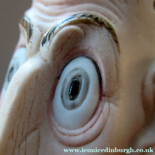 Load image into Gallery viewer, Schafer and Vater Novelty Cigar Ashtray and Match Holder. Grumpy Man Head
