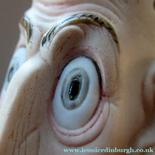 Load image into Gallery viewer, Schafer and Vater Novelty Cigar Ashtray and Match Holder. Grumpy Man Head
