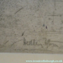 Load image into Gallery viewer, ANTIQUE PRINT. Original Etching by Hedley FITTON. Entitled ROSSLYN CHAPEL. Pencil Signed
