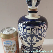 Load image into Gallery viewer, Antique Royal Copenhagen Ceramic Cherry Brandy Advertising Bottle
