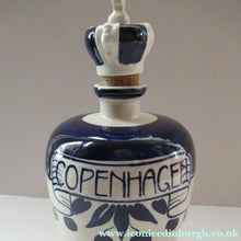 Load image into Gallery viewer, Antique Royal Copenhagen Ceramic Cherry Brandy Advertising Bottle
