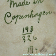 Load image into Gallery viewer, Antique Royal Copenhagen Ceramic Cherry Brandy Advertising Bottle
