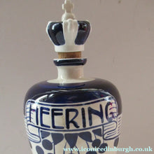 Load image into Gallery viewer, Antique Royal Copenhagen Ceramic Cherry Brandy Advertising Bottle
