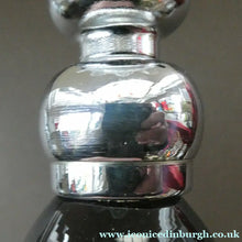 Load image into Gallery viewer,  EDWARDIAN Ruby Red Glass Lamp with White Glass Shade with Wavy Rim 

