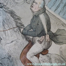 Load image into Gallery viewer, Georgian Satirical Print John Doyle. John Gilpin 1830s
