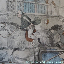 Load image into Gallery viewer, Georgian Satirical Print John Doyle. John Gilpin 1830s
