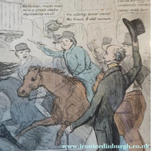Load image into Gallery viewer, Georgian Satirical Print John Doyle. John Gilpin 1830s
