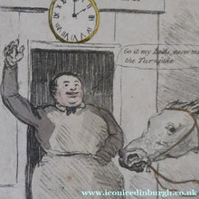 Load image into Gallery viewer, Georgian Satirical Print John Doyle. John Gilpin 1830s

