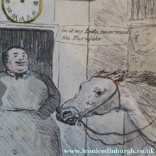 Load image into Gallery viewer, Georgian Satirical Print John Doyle. John Gilpin 1830s
