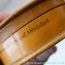 Load image into Gallery viewer, Antique SCOTTISH 19th Century MAUCHLINE Ware Trinket Box (c 1880), with an image of Holyrood Palace
