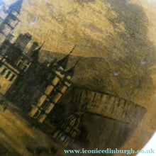 Load image into Gallery viewer, Antique SCOTTISH 19th Century MAUCHLINE Ware Trinket Box (c 1880), with an image of Holyrood Palace
