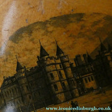 Load image into Gallery viewer, Antique SCOTTISH 19th Century MAUCHLINE Ware Trinket Box (c 1880), with an image of Holyrood Palace
