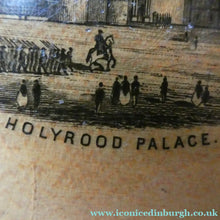 Load image into Gallery viewer, Antique SCOTTISH 19th Century MAUCHLINE Ware Trinket Box (c 1880), with an image of Holyrood Palace
