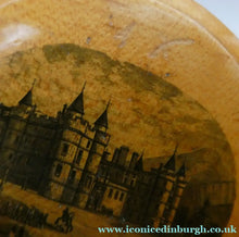 Load image into Gallery viewer, Antique SCOTTISH 19th Century MAUCHLINE Ware Trinket Box (c 1880), with an image of Holyrood Palace
