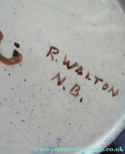 Load image into Gallery viewer, Antique Scottish Pottery Fruit Bowl. In the manner of Richard  Amour for Bough

