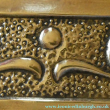 Load image into Gallery viewer, Antique Scottish School ART NOUVEAU Brass Mirror with Scrolls and Butterfly Decoration
