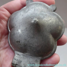 Load image into Gallery viewer, Antique Set of SIX Aluminium Chocolate Moulds. Very Substantial Items in the Form of Lotus Flowers
