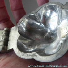 Load image into Gallery viewer, Antique Set of SIX Aluminium Chocolate Moulds. Very Substantial Items in the Form of Lotus Flowers
