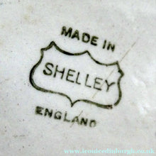 Load image into Gallery viewer, Antique Shelley Pottery Scotch Whisky Jug. Blue and White Country Pursuits Pattern

