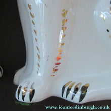Load image into Gallery viewer, Antique Staffordshire Chimney Spaniels Wally Dogs 12 inches Glass Eyes
