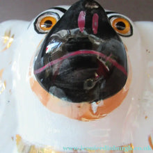 Load image into Gallery viewer, Antique Staffordshire Chimney Spaniels Wally Dogs 12 inches Glass Eyes
