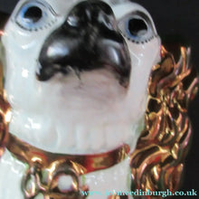Load image into Gallery viewer, Large Victorian Staffordshire Dogs Copper Lustre Patches. 12 1/2 inches. 1860s
