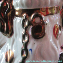 Load image into Gallery viewer, Large Victorian Staffordshire Dogs Copper Lustre Patches. 12 1/2 inches. 1860s
