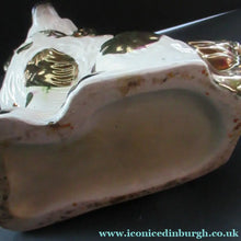Load image into Gallery viewer, Large Victorian Staffordshire Dogs Copper Lustre Patches. 12 1/2 inches. 1860s
