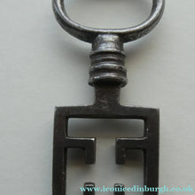Load image into Gallery viewer, Antique Steel Odell Key. SCOTTISH 18th or 19th Century Door Key
