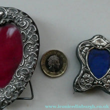 Load image into Gallery viewer, PAIR of Miniature Antique Hallmarked Silver Photograph Frames (1889 and 1906, Birmingham)
