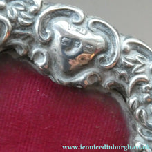 Load image into Gallery viewer, PAIR of Miniature Antique Hallmarked Silver Photograph Frames (1889 and 1906, Birmingham)
