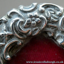 Load image into Gallery viewer, PAIR of Miniature Antique Hallmarked Silver Photograph Frames (1889 and 1906, Birmingham)
