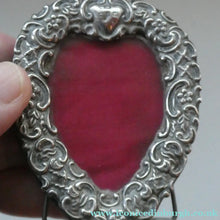 Load image into Gallery viewer, PAIR of Miniature Antique Hallmarked Silver Photograph Frames (1889 and 1906, Birmingham)

