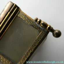 Load image into Gallery viewer, Antique Victorian Agate and Gilt Metal Dual Hinge Stamp Box
