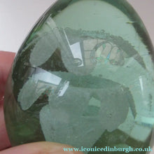 Load image into Gallery viewer, Victorian Paperweight Glass Dump with Plant Pot Inclusion
