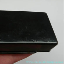Load image into Gallery viewer, ANTIQUE Victorian Papier Mache Snuff Box with Inlaid Lid
