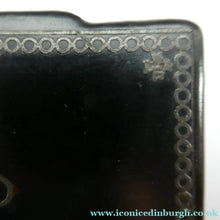 Load image into Gallery viewer, ANTIQUE Victorian Papier Mache Snuff Box with Inlaid Lid
