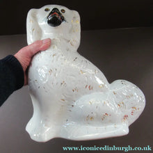 Load image into Gallery viewer, Large Staffordshire Wally Dugs Staffordshire Dogs Chimney Spaniels Victorian Antique
