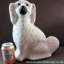 Load image into Gallery viewer, Large Staffordshire Wally Dugs Staffordshire Dogs Chimney Spaniels Victorian Antique
