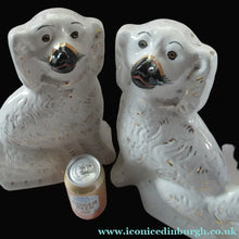 Load image into Gallery viewer, Large Staffordshire Wally Dugs Staffordshire Dogs Chimney Spaniels Victorian
