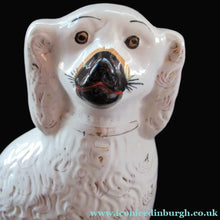Load image into Gallery viewer, Large Staffordshire Wally Dugs Staffordshire Dogs Chimney Spaniels Victorian Antique
