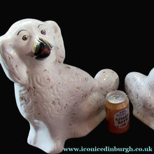 Load image into Gallery viewer, Large Staffordshire Wally Dugs Staffordshire Dogs Chimney Spaniels Victorian Antique
